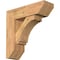 Ekena Millwork Imperial Slat Smooth Bracket w/ Offset Brace, Western Red Cedar, 7 1/2"W x 24"D x 24"H BKT0806X24X24IMP06SWR - alternate 1